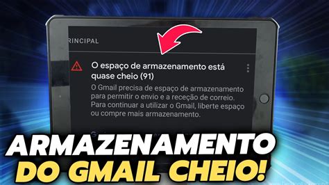 gmail armazenamento